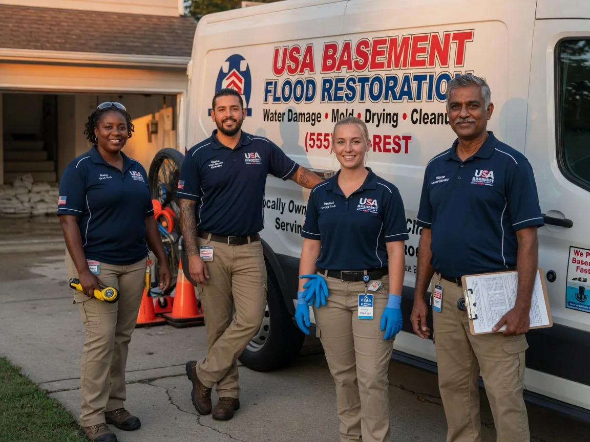 Basement Flood Cleanup company in Purvis, MS